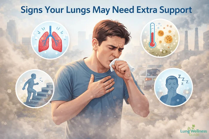 Signs your lungs need support