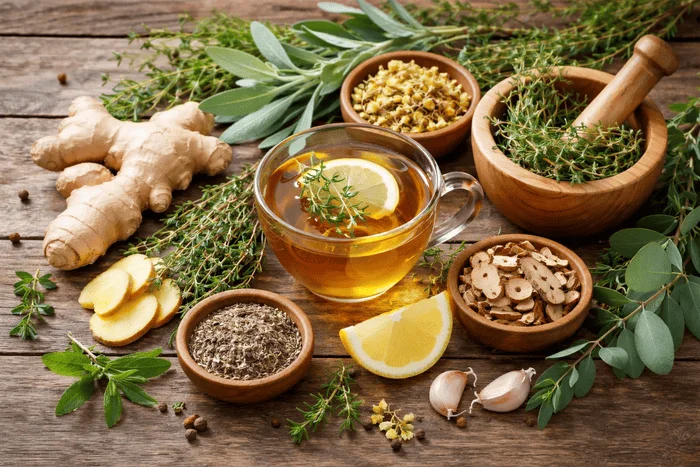 Respiratory herbs for lung support